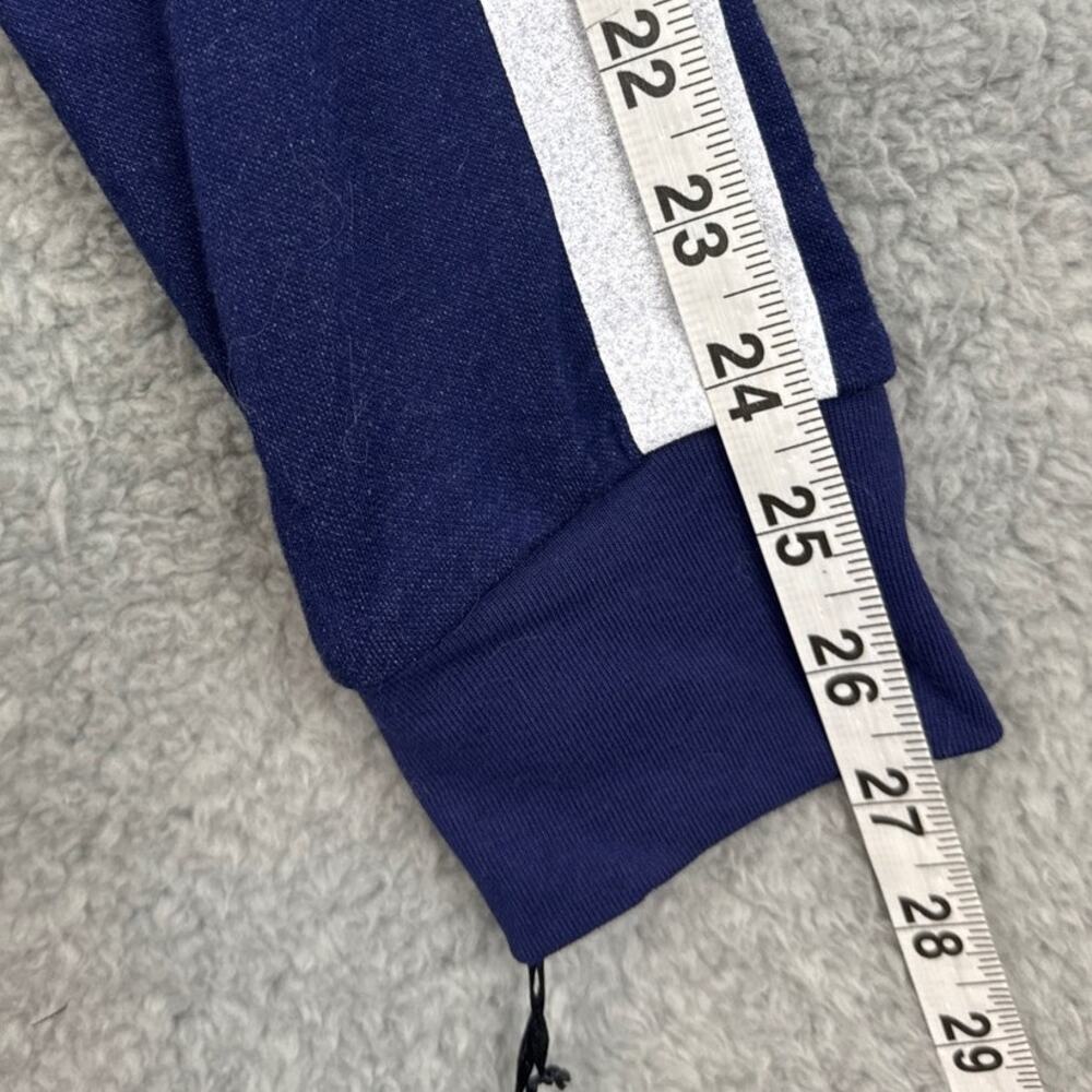 Michael Lauren Sullivan Hoodie Blue White SZ M NWT Athleisure Relaxed Oversized - Picture 8 of 11